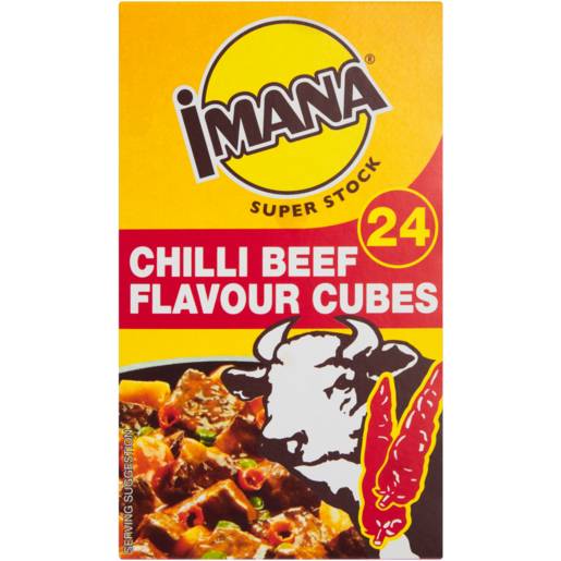 Imana Chilli Beef Super Stock Cubes 24 Pack
